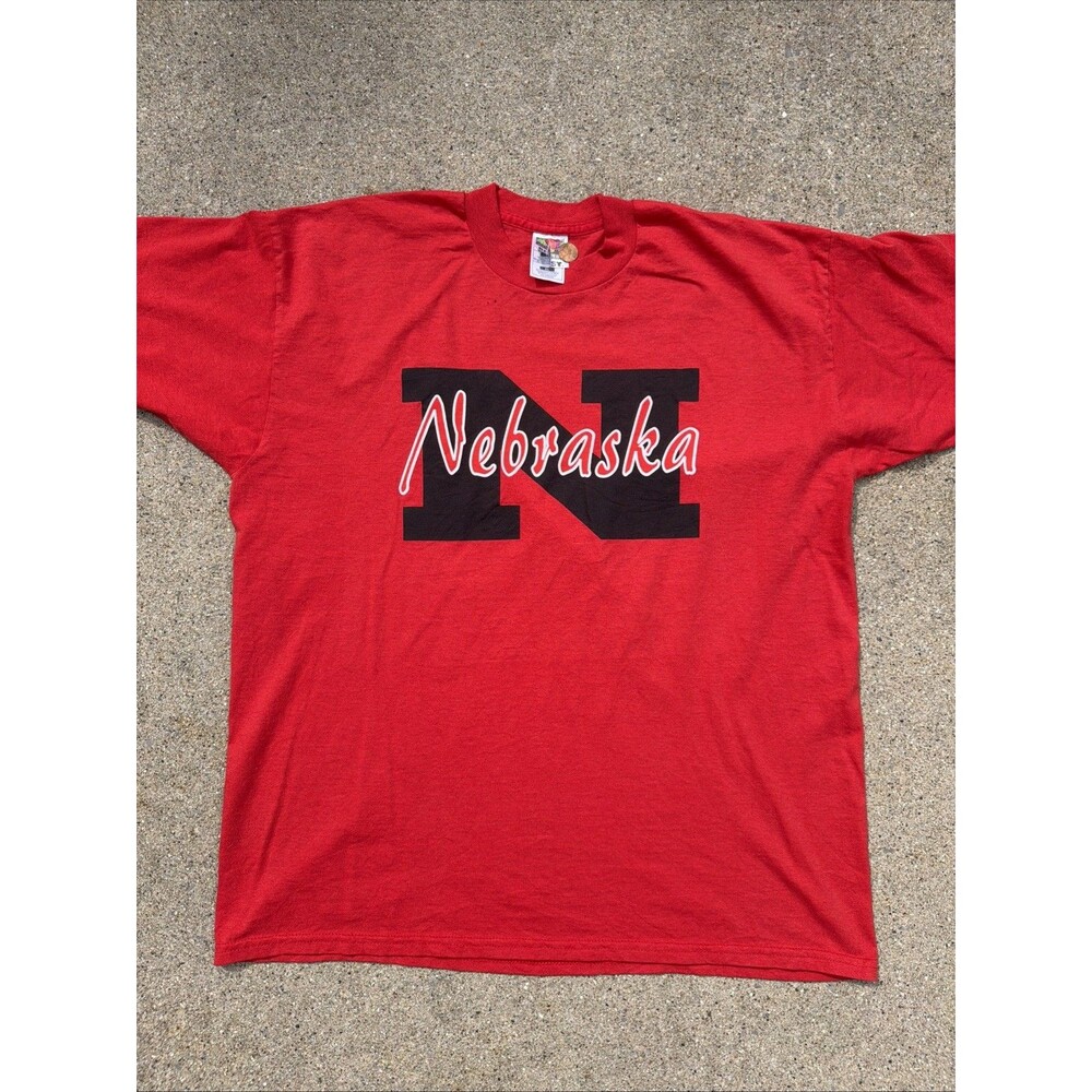 Vintage Fruit Of The Loom Best Nebraska Cornhuskers Red XL Men’s Shirt